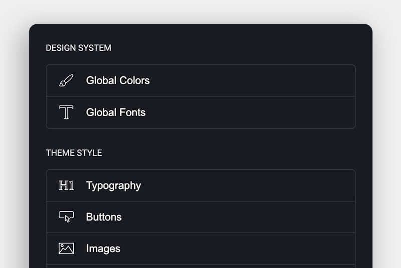 Howitworks elementor global styles