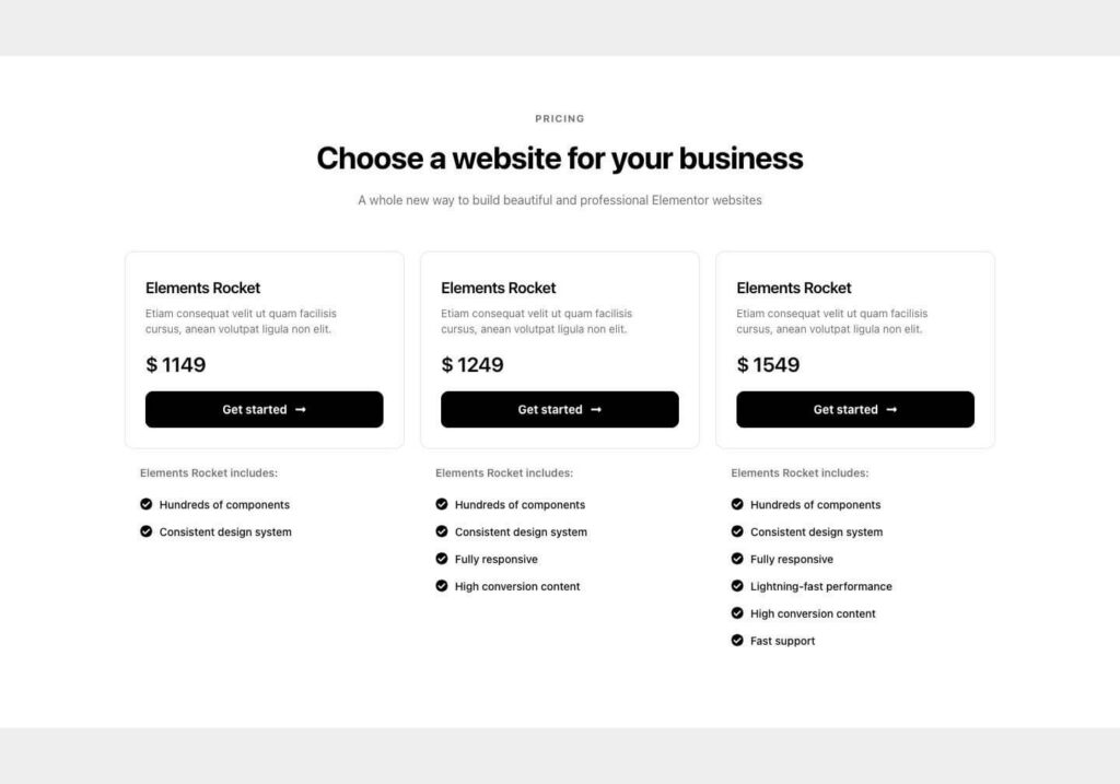 Pricing